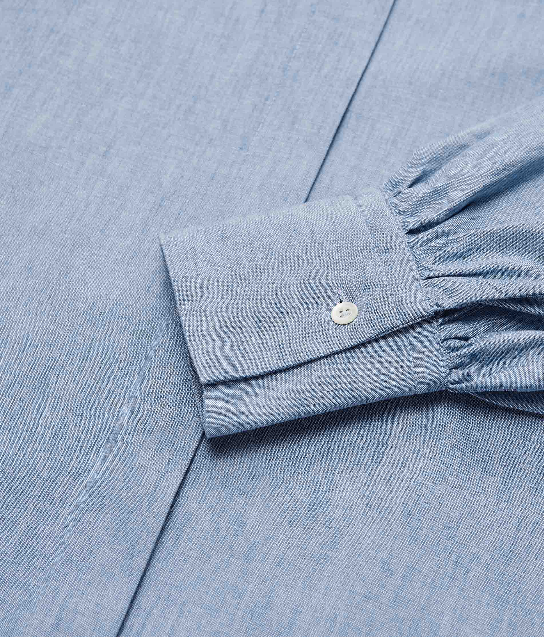 PALAIS  Chambray Jeans Bluse mit Schluppe