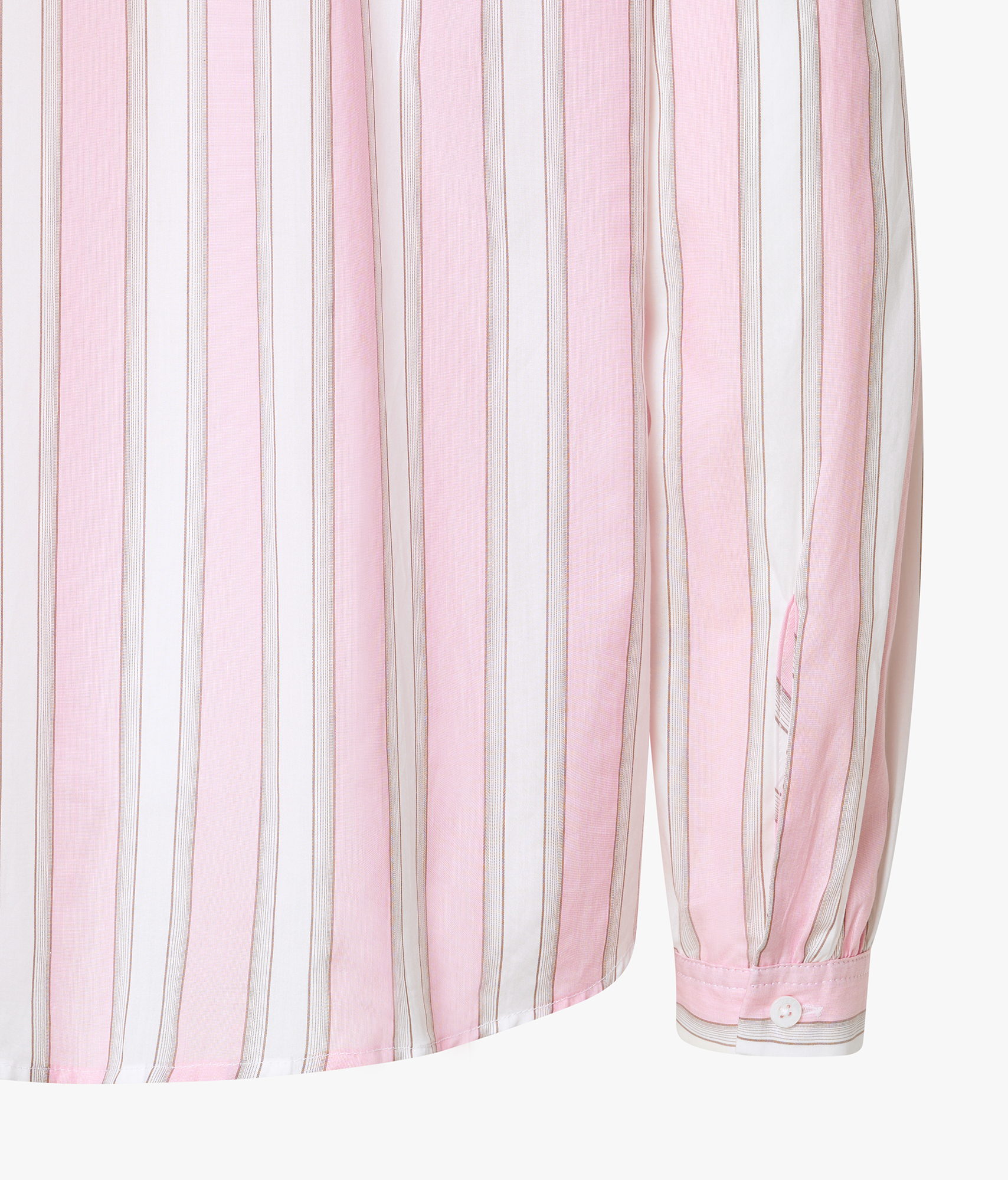 EDELLE Baumwolle Bluse Anna Streifen weiß rosa