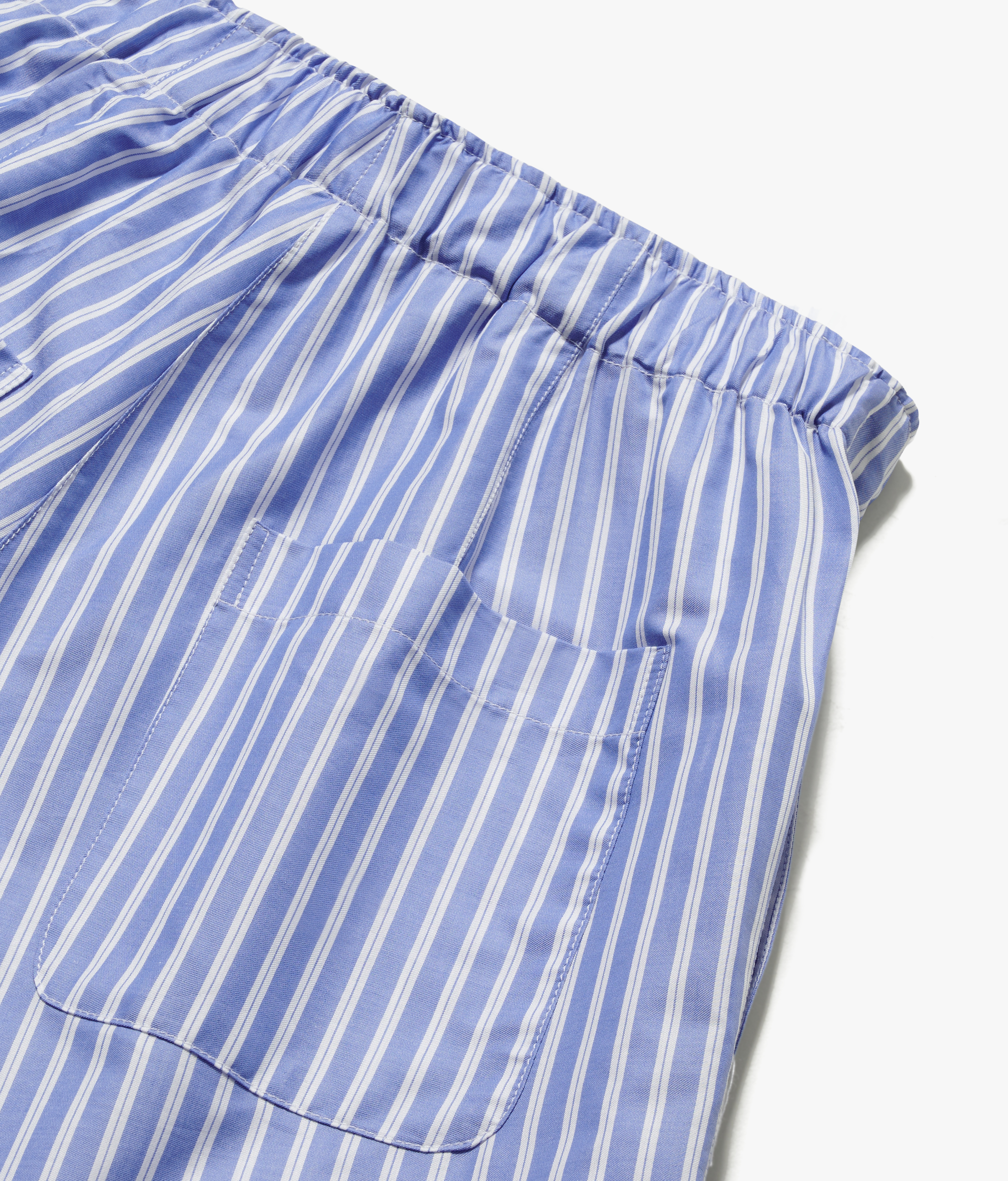 PARIS Short gestreift hellblau